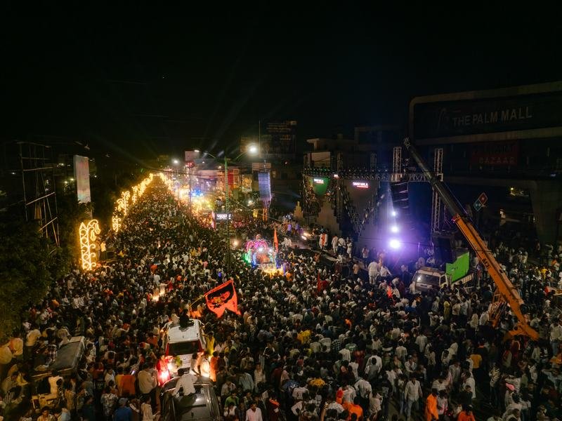 कोरबा में हिंदू नव वर्ष शोभायात्रा का विहंगम दृश्य 4