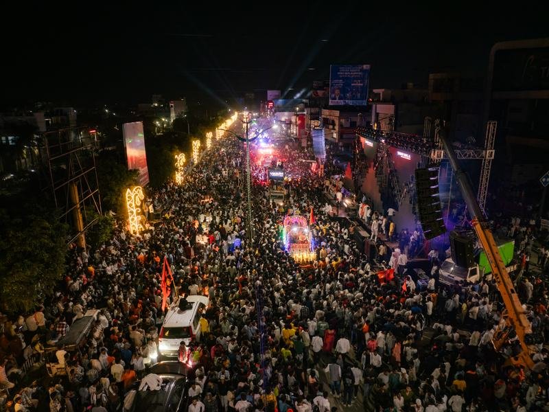 कोरबा में हिंदू नव वर्ष शोभायात्रा का विहंगम दृश्य 9