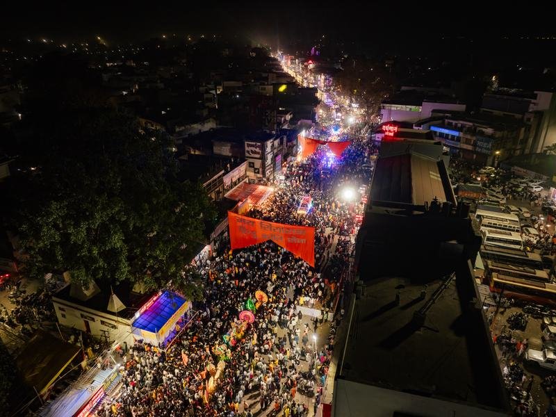 कोरबा में हिंदू नव वर्ष शोभायात्रा का विहंगम दृश्य 13